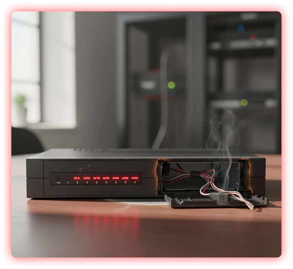 NVR hard disk health monitoring and storage corruption detection system
